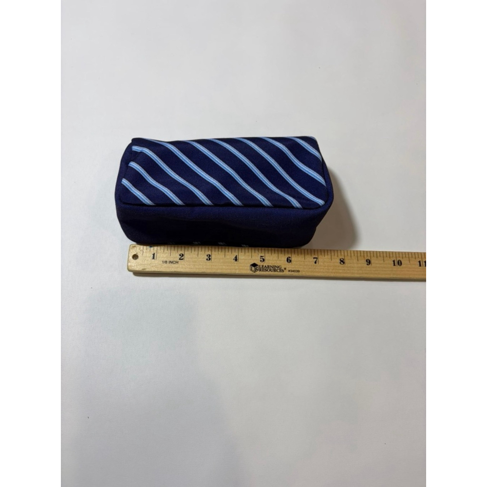 Brooks Brothers United Airlines Travel Toiletry Bag Striped Amenity Pouch - Picture 5 of 9